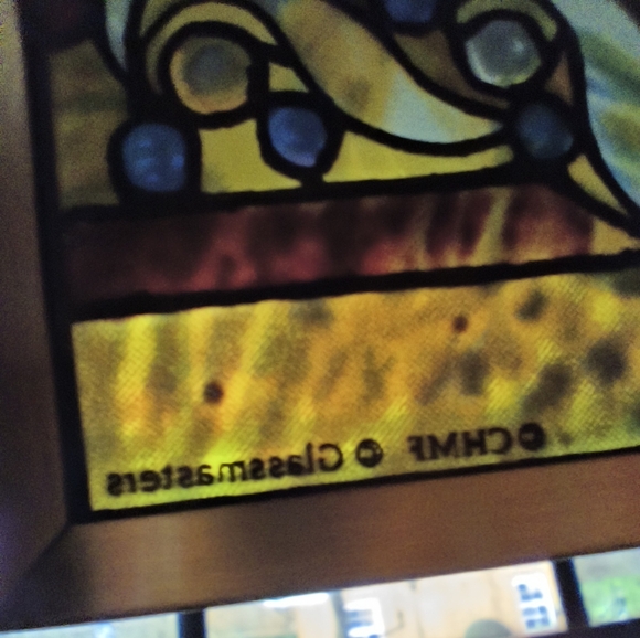 Ebros Louis Comfort Tiffany Four Seasons Collection Winter Stained Glass - Picture 8 of 8